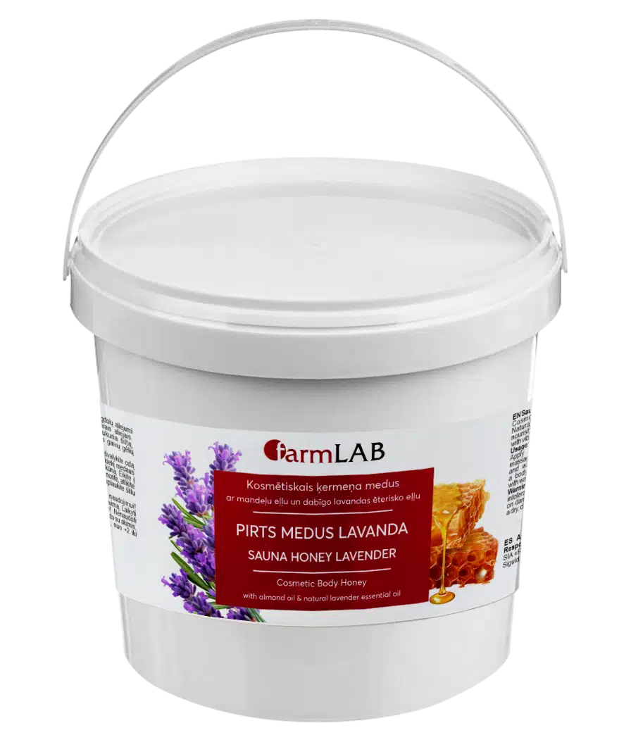 Lavender sauna honey jar